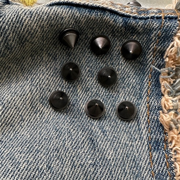 Drop Dead Women’s Denim Vest - Vintage Rare Find! - Picture 7 of 12